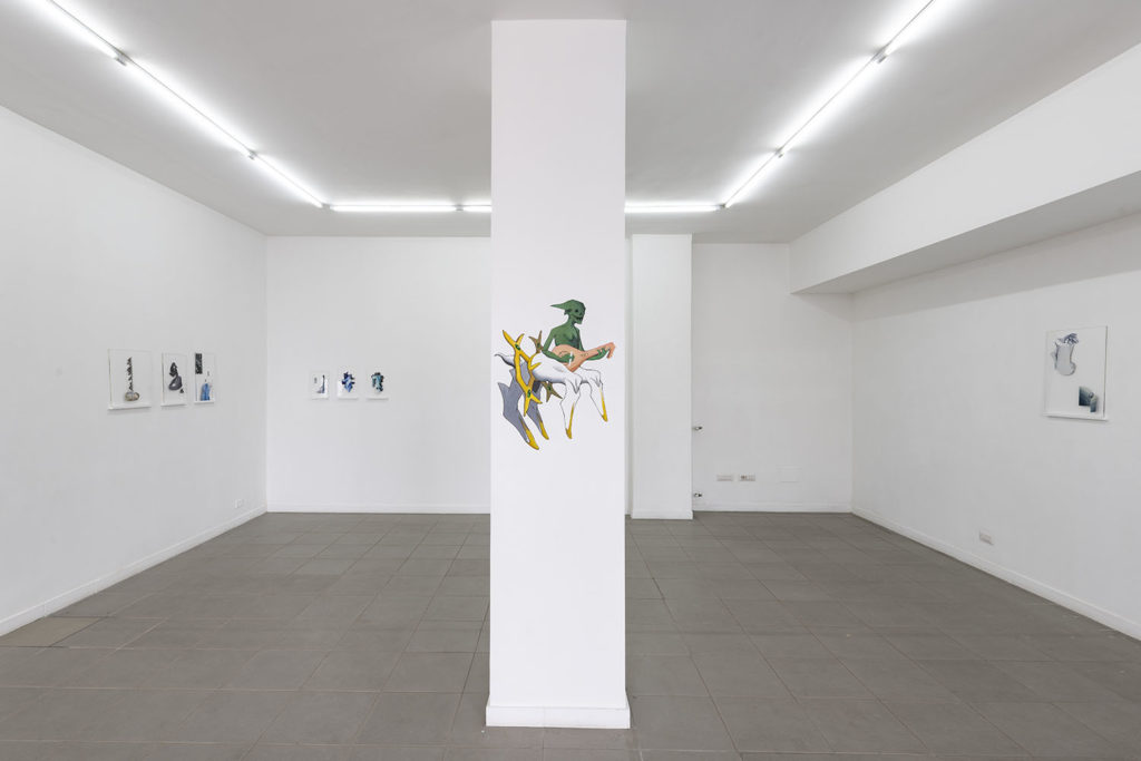 Petrichor, installation view at The Gallery Apart Rome (ground floor), 2019, ph. Giorgio Benni