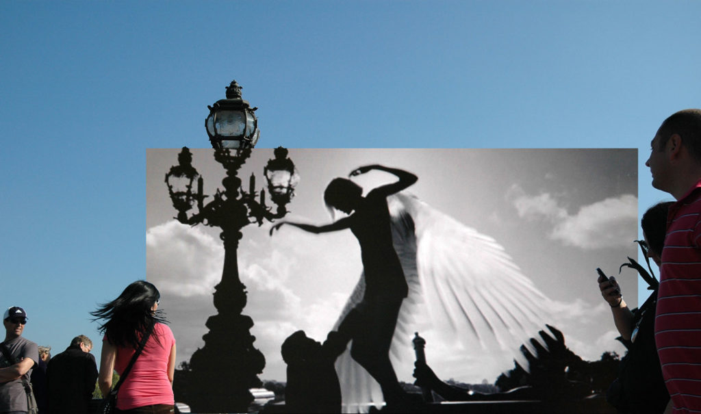 Still here, Angel-A – Pont Alexandre III, 2009-2013, digital photo print on aluminium, cm 59X100x2