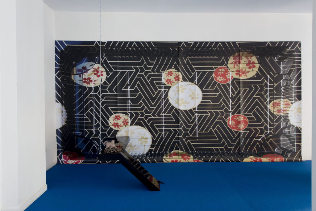 Shadow rift, installation view at The Gallery Apart Rome (ground floor), 2016, ph. Giorgio Benni